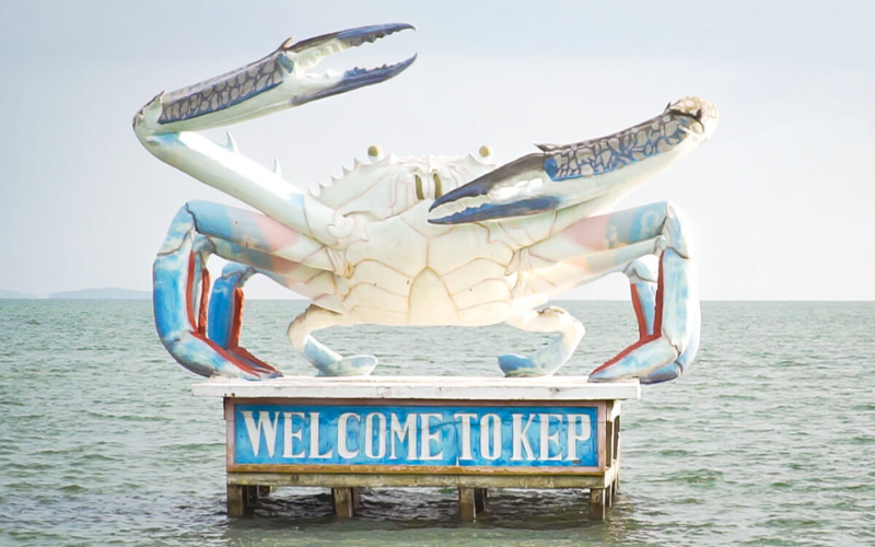 Kep encanta como capital litorânea do sul