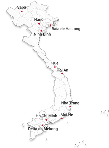 Vietna principais pontos turisticos