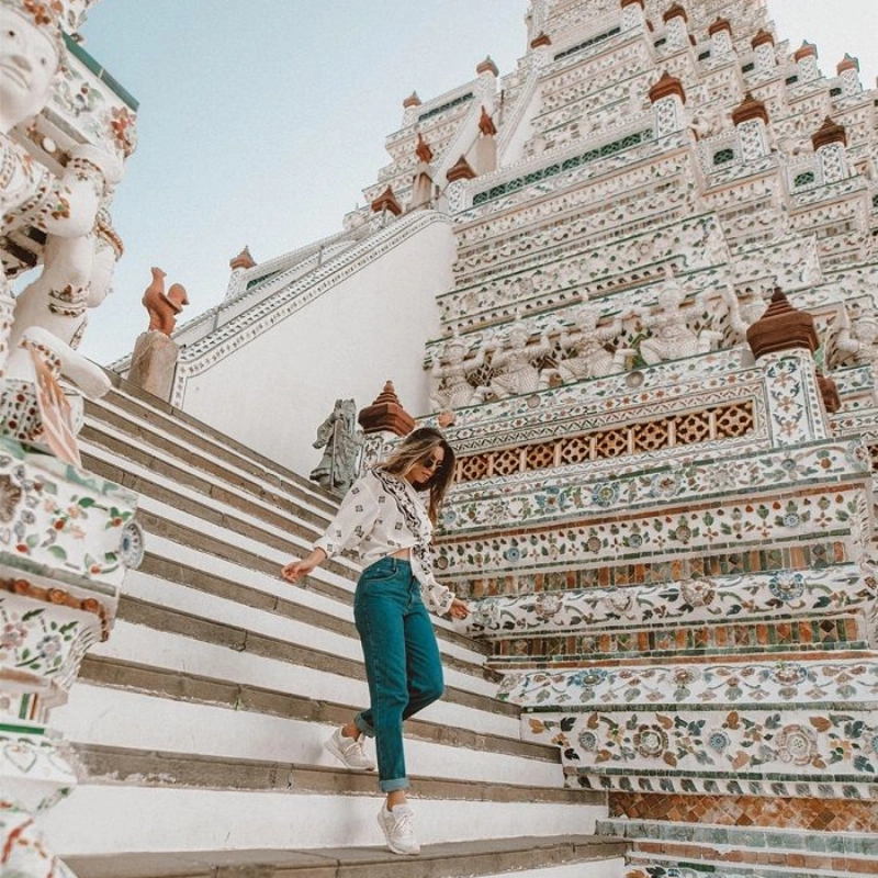 Registre fotos incríveis no Wat Arun