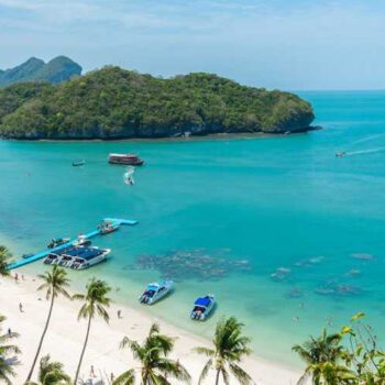 Tailândia com Koh Samui, Cingapura e Filipinas.