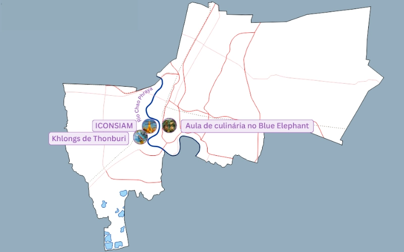 Cozinhe curries e navegue por canais tranquilos