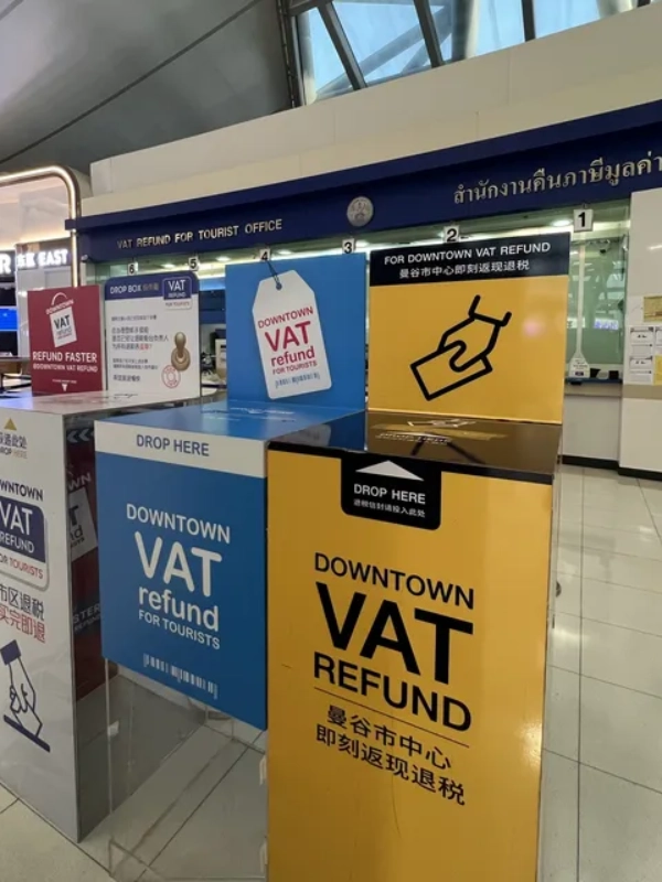Os visitantes podem economizar com o programa de reembolso de IVA (VAT) da Tailândia