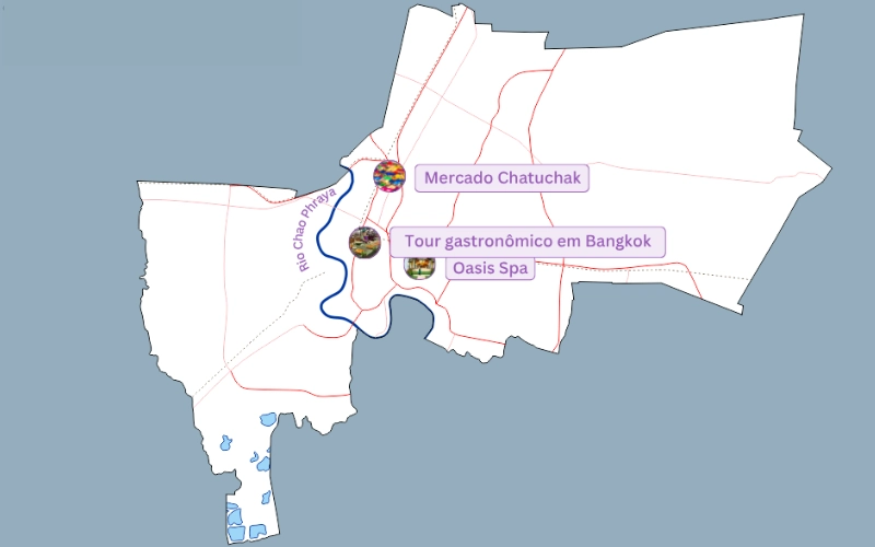 Relaxe no spa e prove sabores de Bangkok no final