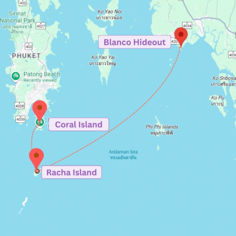 Dia dois Coral Racha e noite no Blanco Hideout