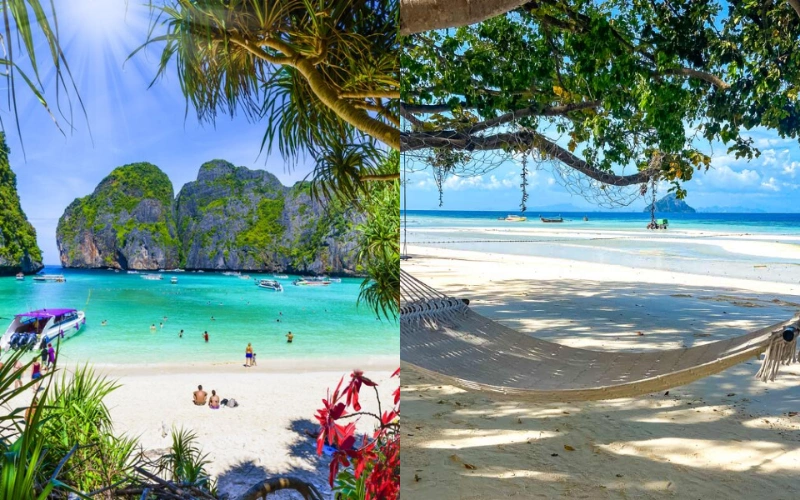 Phuket e Phi Phi ficam no sul e têm semelhanças