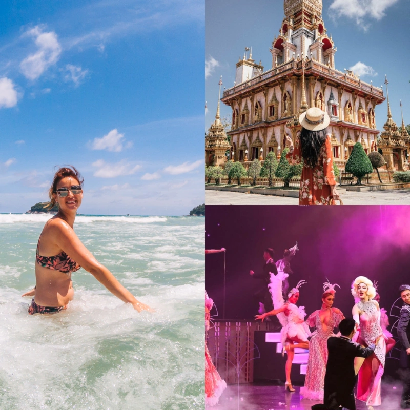 Phuket tem cidade animada de dia e noite