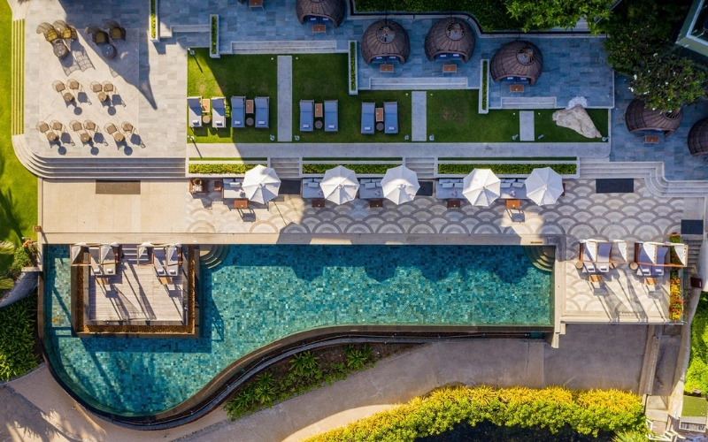 Phuket tem muitos hotéis 4 e 5 estrelas de luxo