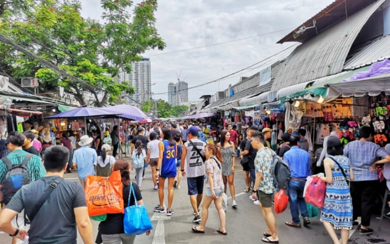 Prove comidas exóticas no Chatuchak