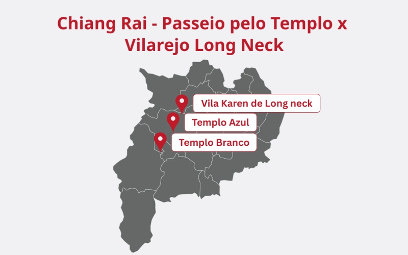 Chiang Rai encanta com templos e vila das Long Neck