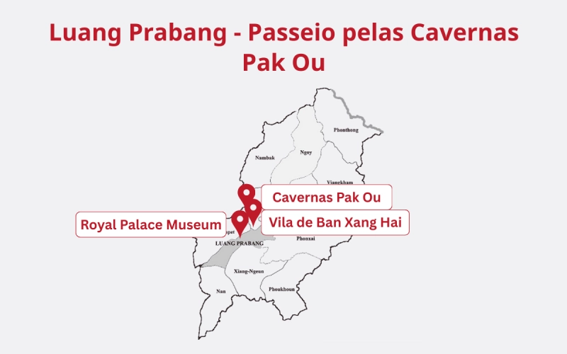Luang Prabang inspira com cultura e cavernas Pak Ou
