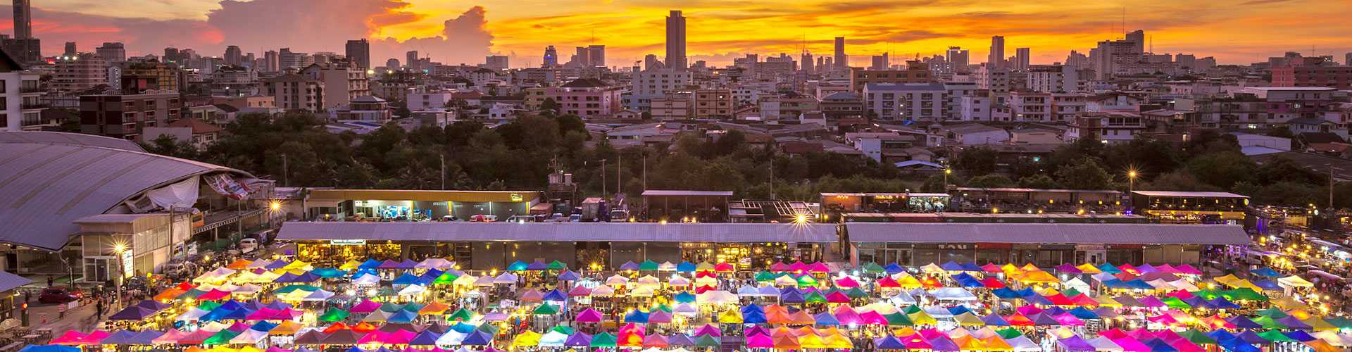 mercado nocturno de bangkok