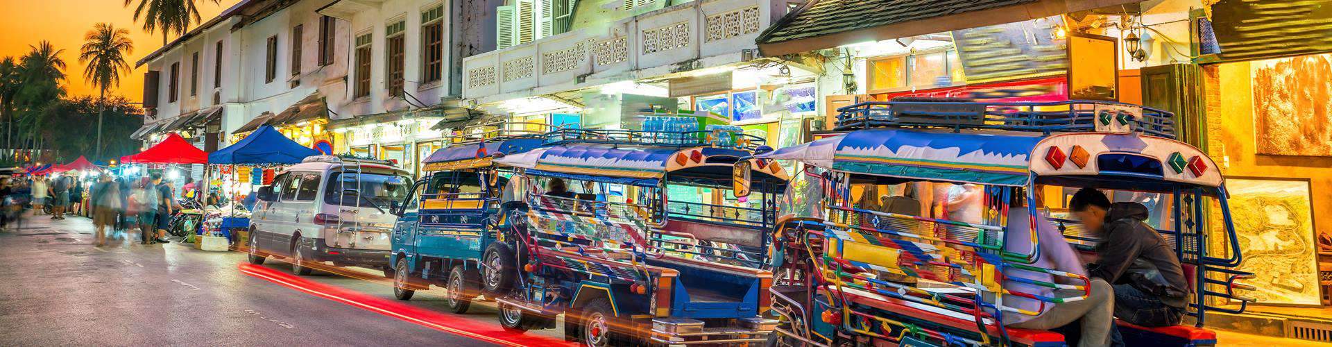 Luang Prabang Street in old town