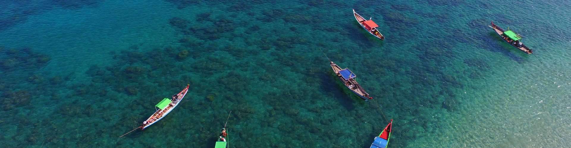 Boats at Ngapali Beach