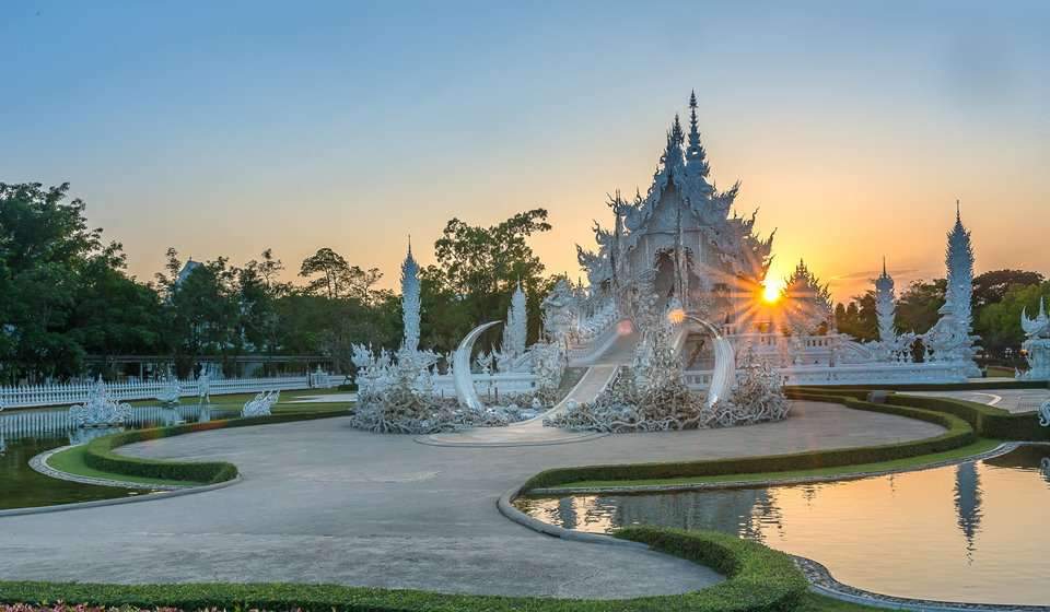 white temple