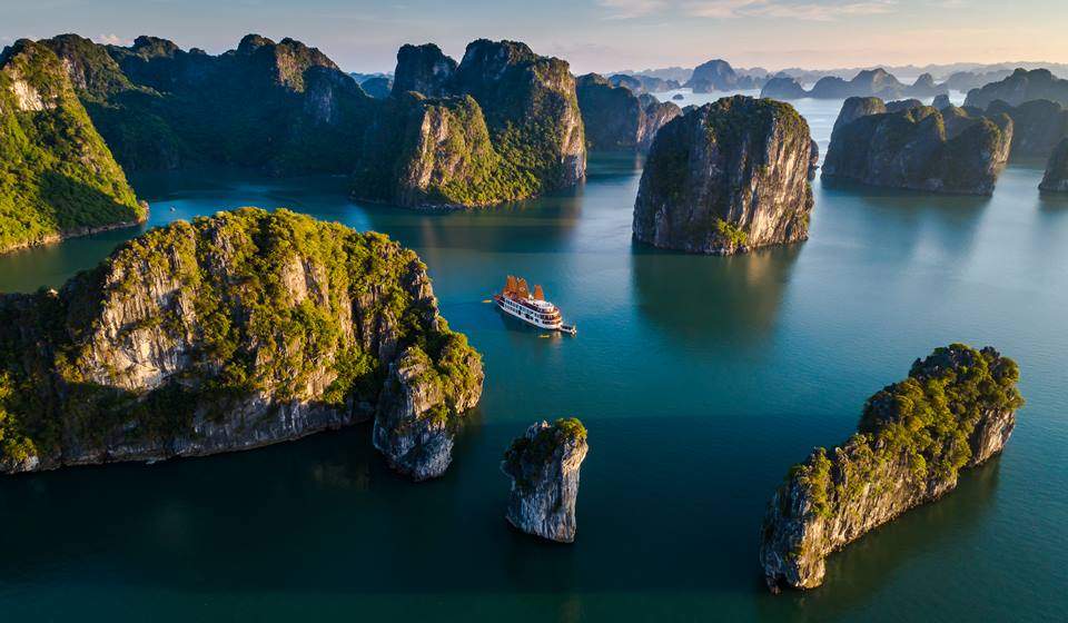 Halong Bay panorama