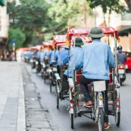 Cyclo in Hanoi